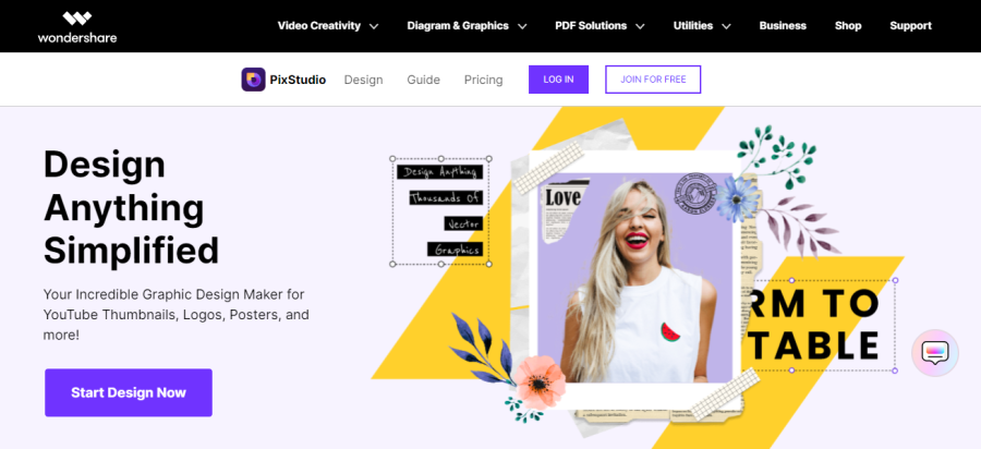 WonderShare PixStudio - YouTube thumbnail maker