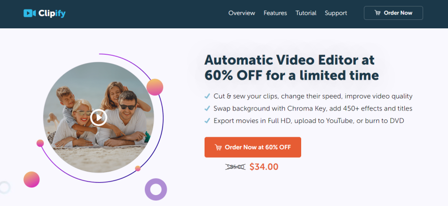Clipify - best video editing software