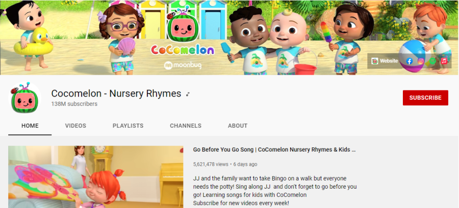 Cocomelon-Nursery Rhymes - most subscribed youtube channels