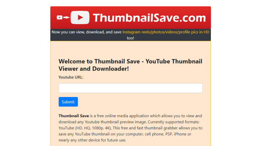 Thumbnail Save