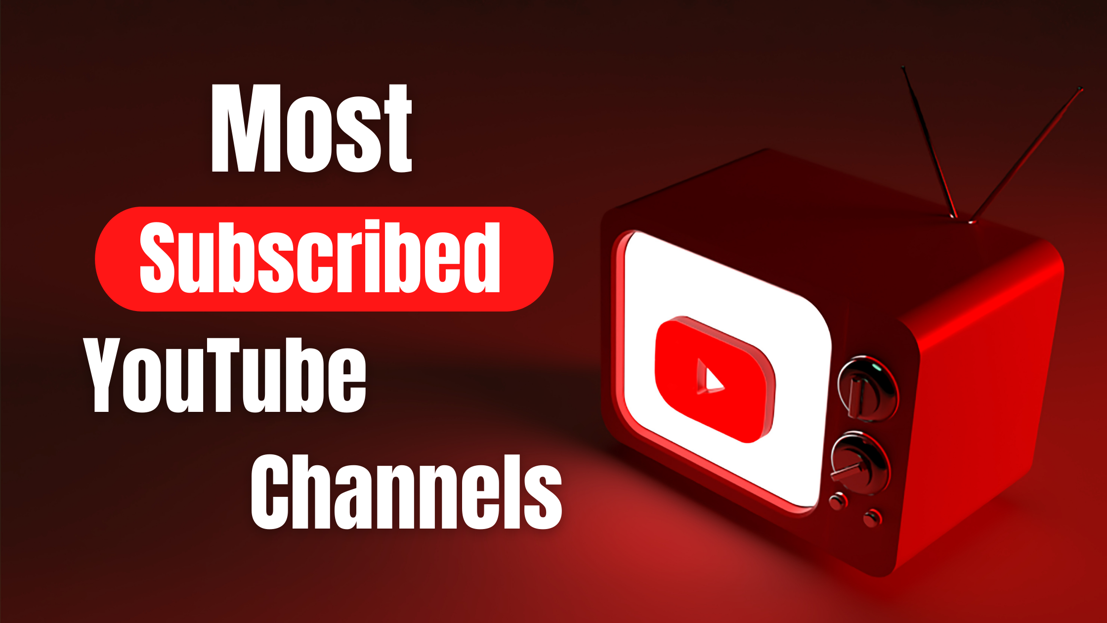 most subscribed youtube channels