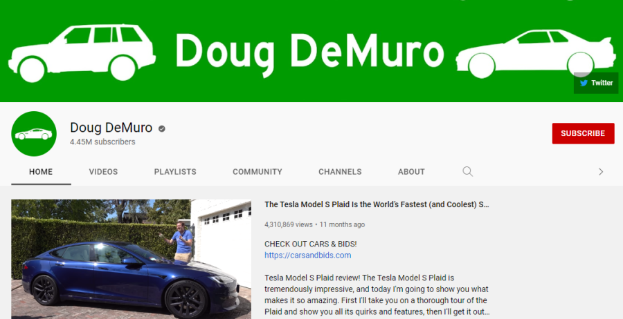 Doug DeMuro - Car YouTubers