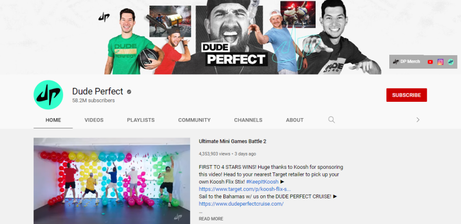 Dude Perfect - richest YouTubers