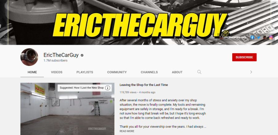 EricTheCarGuy - Car YouTubers