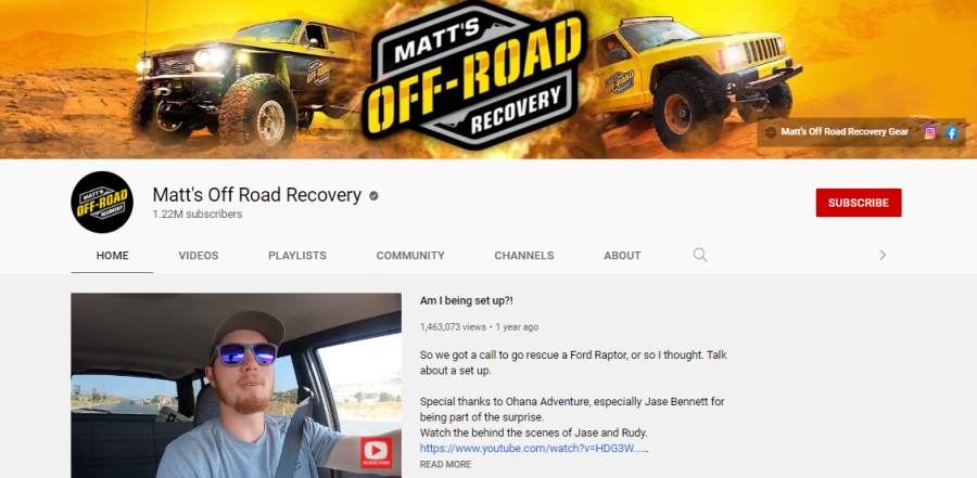 Matt’s Off-Road Recovery - Car YouTubers