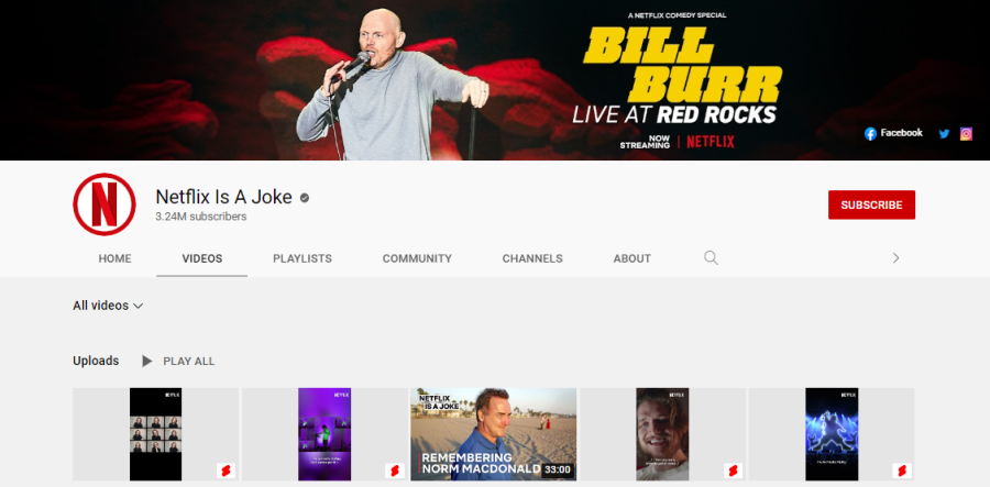 Netflix is a Joke - YouTube stand up comedy