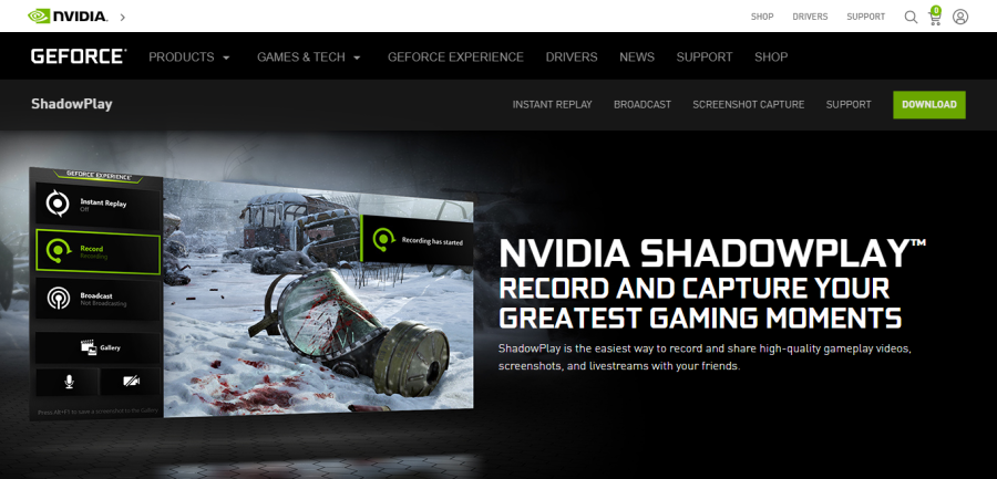 Nvidia ShadowPlay