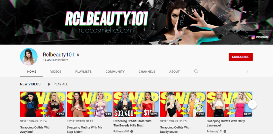 RCLBeauty101 - female YouTubers