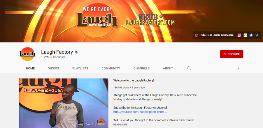 The Laugh Factory - YouTube stand up comedy