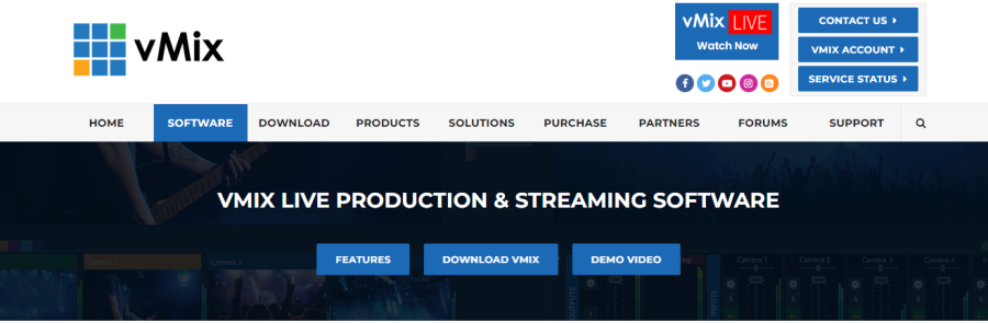 vMix - best streaming software