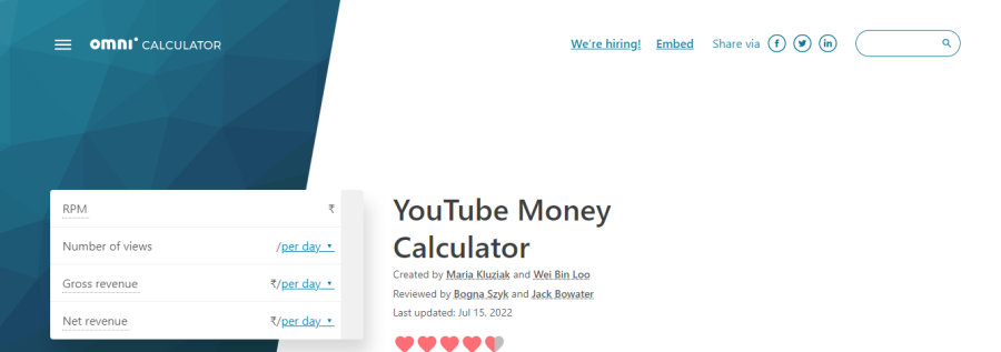 9  Earnings Calculators – See How Much a Channel Is Actually Makeing