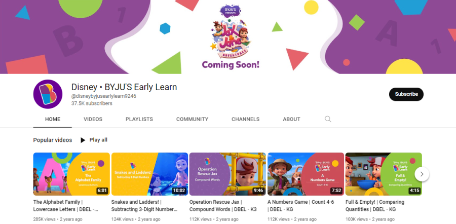 Disney Byjus Early Learn