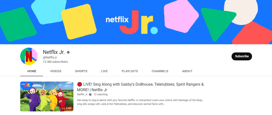 Netflix Jr - educational youtube channels for kids