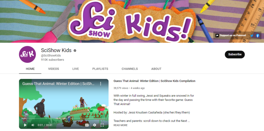 SciShow Kids - educational youtube channels for kids