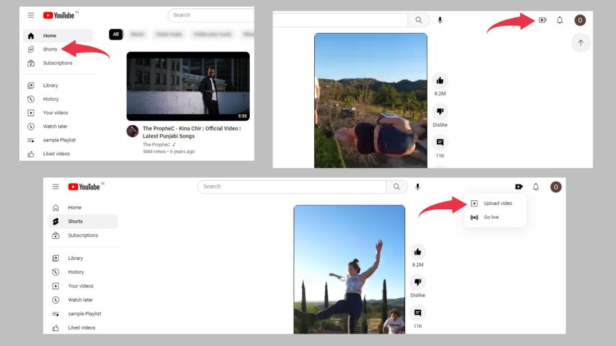 Using PC to upload a short - How to upload Youtube shorts