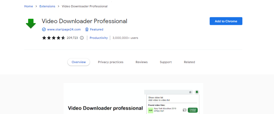 Video Downloader Professional