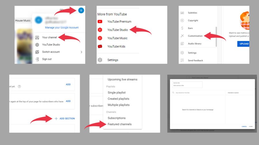 How to Feature Channels on YouTube