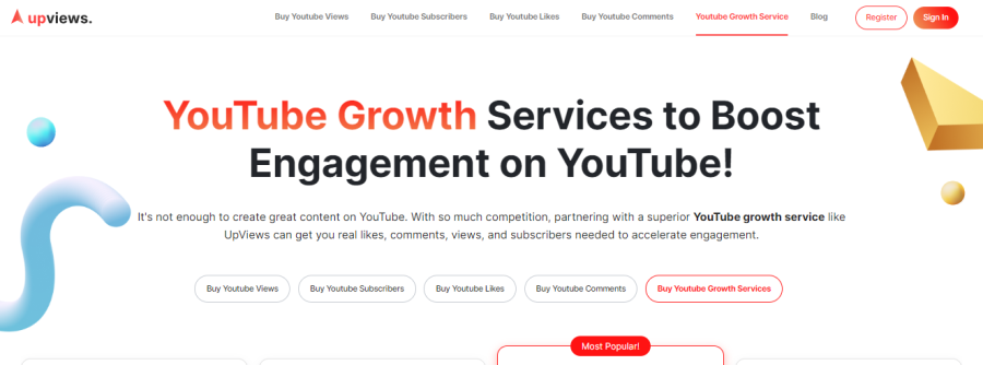 UpViews - YouTube Growth Service