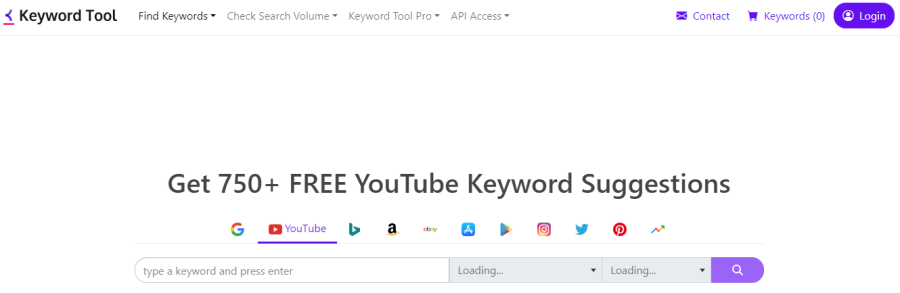 Keyword Tool